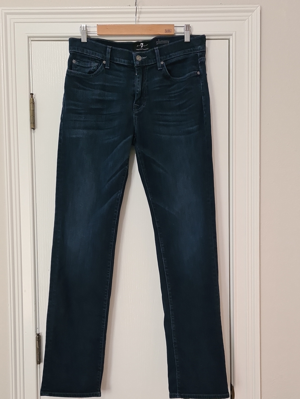 7 For All Mankind Slimmy Slim Jeans in Dark Indigo